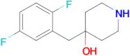 4-(2,5-Difluorobenzyl)piperidin-4-ol