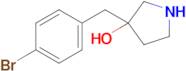 3-(4-Bromobenzyl)pyrrolidin-3-ol