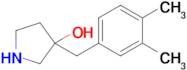 3-(3,4-Dimethylbenzyl)pyrrolidin-3-ol