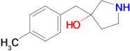 3-(4-Methylbenzyl)pyrrolidin-3-ol