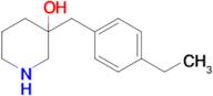 3-(4-Ethylbenzyl)piperidin-3-ol