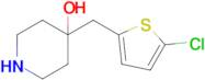 4-((5-Chlorothiophen-2-yl)methyl)piperidin-4-ol