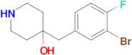 4-(3-Bromo-4-fluorobenzyl)piperidin-4-ol