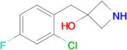 3-(2-Chloro-4-fluorobenzyl)azetidin-3-ol