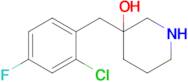 3-(2-Chloro-4-fluorobenzyl)piperidin-3-ol