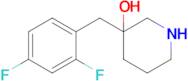 3-(2,4-Difluorobenzyl)piperidin-3-ol