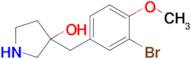 3-(3-Bromo-4-methoxybenzyl)pyrrolidin-3-ol