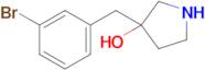 3-(3-Bromobenzyl)pyrrolidin-3-ol