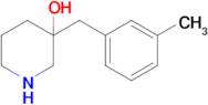 3-(3-Methylbenzyl)piperidin-3-ol