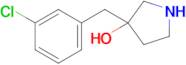 3-(3-Chlorobenzyl)pyrrolidin-3-ol