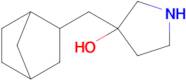 3-(Bicyclo[2.2.1]heptan-2-ylmethyl)pyrrolidin-3-ol