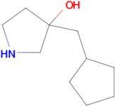 3-(Cyclopentylmethyl)pyrrolidin-3-ol