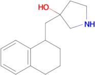 3-((1,2,3,4-Tetrahydronaphthalen-1-yl)methyl)pyrrolidin-3-ol