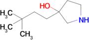 3-(3,3-Dimethylbutyl)pyrrolidin-3-ol