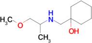 1-(((1-Methoxypropan-2-yl)amino)methyl)cyclohexan-1-ol