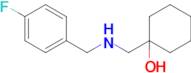 1-(((4-Fluorobenzyl)amino)methyl)cyclohexan-1-ol