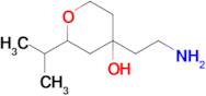 4-(2-Aminoethyl)-2-isopropyltetrahydro-2h-pyran-4-ol