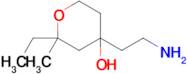 4-(2-Aminoethyl)-2-ethyl-2-methyltetrahydro-2h-pyran-4-ol