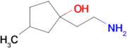 1-(2-Aminoethyl)-3-methylcyclopentan-1-ol