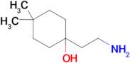 1-(2-Aminoethyl)-4,4-dimethylcyclohexan-1-ol