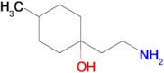 1-(2-Aminoethyl)-4-methylcyclohexan-1-ol