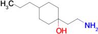 1-(2-Aminoethyl)-4-propylcyclohexan-1-ol