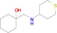 1-(((Tetrahydro-2h-thiopyran-4-yl)amino)methyl)cyclohexan-1-ol