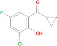 (3-Chloro-5-fluoro-2-hydroxyphenyl)(cyclopropyl)methanone