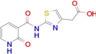 2-[2-(2-oxo-1,2-dihydropyridine-3-amido)-1,3-thiazol-4-yl]acetic acid