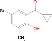 (5-Bromo-2-hydroxy-3-methylphenyl)(cyclopropyl)methanone