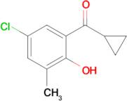 (5-Chloro-2-hydroxy-3-methylphenyl)(cyclopropyl)methanone