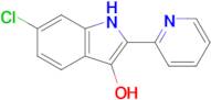 6-Chloro-2-(pyridin-2-yl)-1h-indol-3-ol
