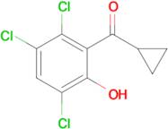 Cyclopropyl(2,3,5-trichloro-6-hydroxyphenyl)methanone