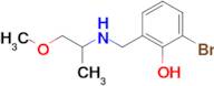 2-Bromo-6-(((1-methoxypropan-2-yl)amino)methyl)phenol