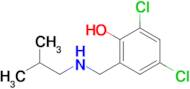 2,4-Dichloro-6-((isobutylamino)methyl)phenol