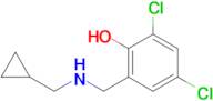 2,4-Dichloro-6-(((cyclopropylmethyl)amino)methyl)phenol