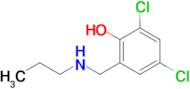 2,4-Dichloro-6-((propylamino)methyl)phenol