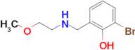 2-Bromo-6-(((2-methoxyethyl)amino)methyl)phenol