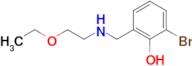 2-Bromo-6-(((2-ethoxyethyl)amino)methyl)phenol