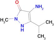 4-amino-2-methyl-5-(propan-2-yl)-2,3-dihydro-1H-pyrazol-3-one