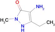 4-amino-5-ethyl-2-methyl-2,3-dihydro-1H-pyrazol-3-one