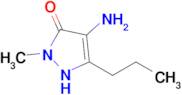 4-amino-2-methyl-5-propyl-2,3-dihydro-1H-pyrazol-3-one