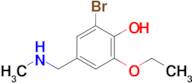 2-Bromo-6-ethoxy-4-((methylamino)methyl)phenol