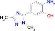 2-Amino-5-(1,3-dimethyl-1h-1,2,4-triazol-5-yl)phenol