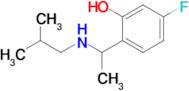 5-Fluoro-2-(1-(isobutylamino)ethyl)phenol