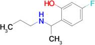 5-Fluoro-2-(1-(propylamino)ethyl)phenol