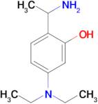 2-(1-Aminoethyl)-5-(diethylamino)phenol