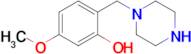 5-Methoxy-2-(piperazin-1-ylmethyl)phenol