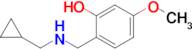 2-(((Cyclopropylmethyl)amino)methyl)-5-methoxyphenol