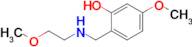 5-Methoxy-2-(((2-methoxyethyl)amino)methyl)phenol